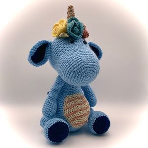 💋HOST PICK💋Unique Handmade Toy Crocheted Dinosaur Birthdays or Baby Shower